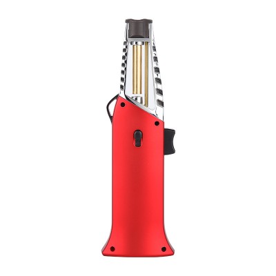 Portable Waterproof Refillable Kitchen Windbreak Welding Blow Butane Gas Lighters Jet Torch For Cooking